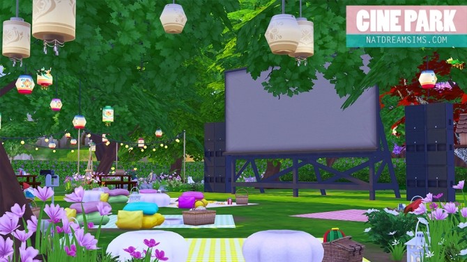 Sims 4 Cine Park at Nat Dream Sims