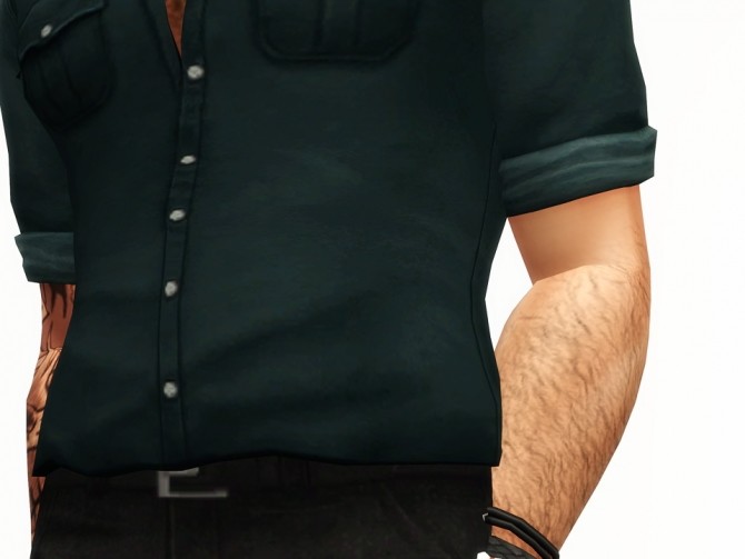 Sims 4 Hunter shirt 20 colors at Rusty Nail