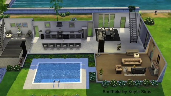 Sims 4 Sheffield house at Keyla Sims