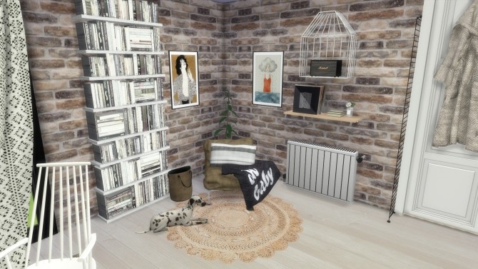 Sims 4 Urban Boho Bedroom at PortugueseSimmer