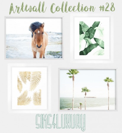Artwall Collection #28 at Sims4 Luxury
