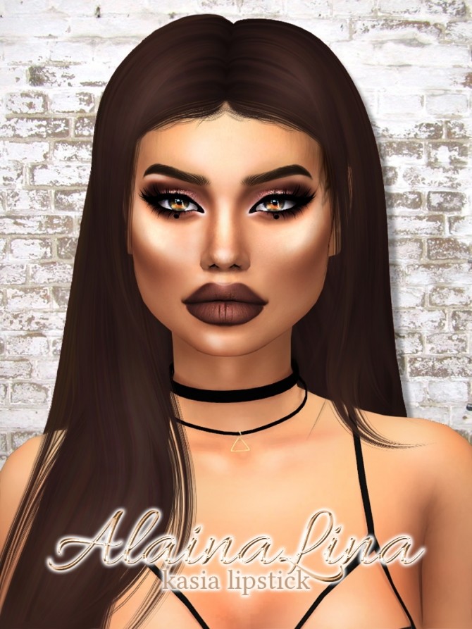 Sims 4 Kasia Lipstick at AlainaLina