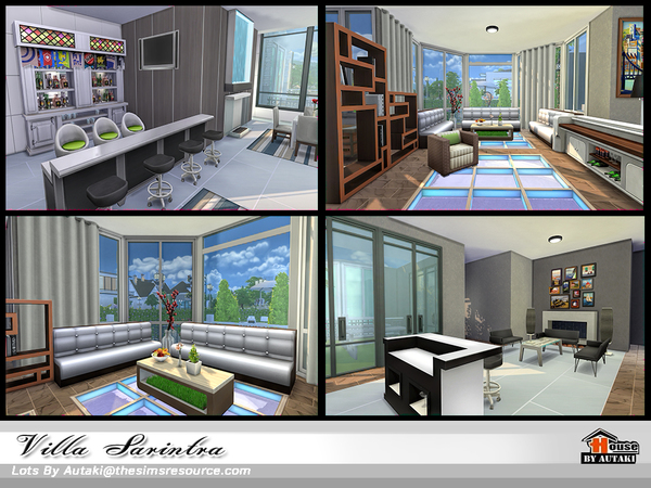Sims 4 Villa Sarintra NoCC by autaki at TSR