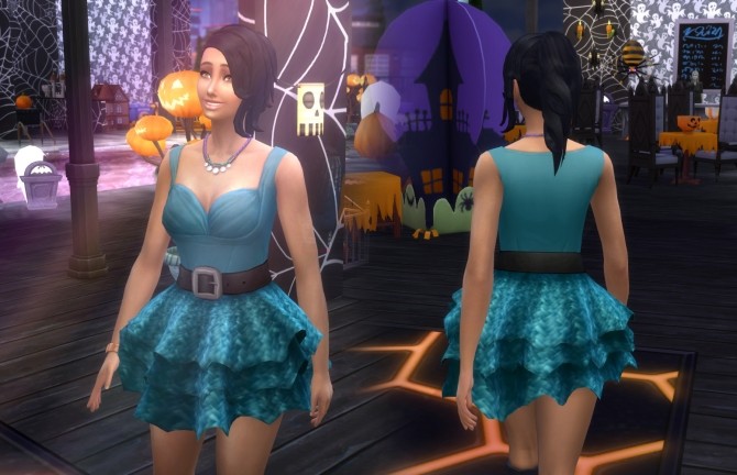 Sims 4 Raven Dress at My Stuff
