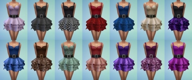 Sims 4 Raven Dress at My Stuff