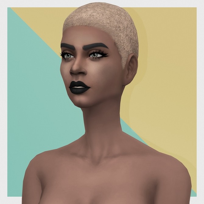 Sims 4 Short Textured Female Hair Edit at Busted Pixels