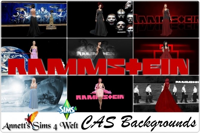 Sims 4 CAS Backgrounds Rammstein at Annett’s Sims 4 Welt
