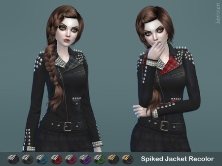 Spiked Jacket Recolor by Lavoieri at TSR