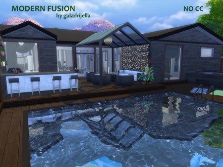 Modern Fusion house by galadrijella at TSR