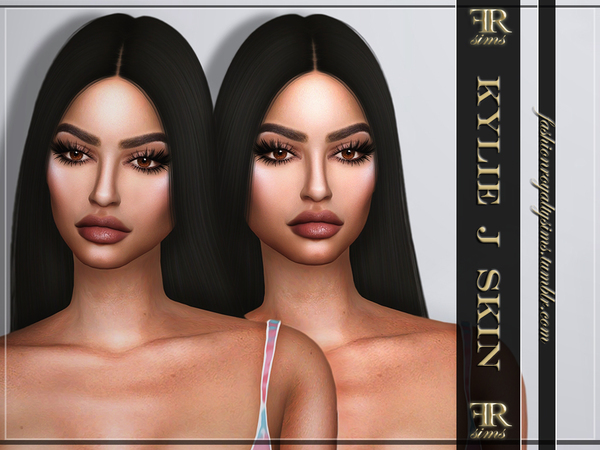 Sims 4 Kylie J SKIN (Overlay & Non Overlay) by FashionRoyaltySims at TSR