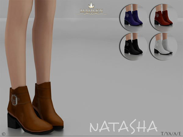 Sims 4 Madlen Natasha Boots by MJ95 at TSR