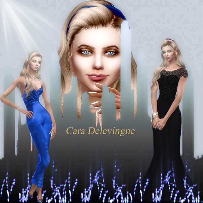 Sims 4 Cara Delevingne by Mich Utopia at Sims 4 Passions