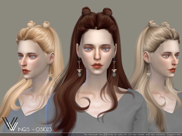 Sims 4 Hair OS1023 by wingssims at TSR