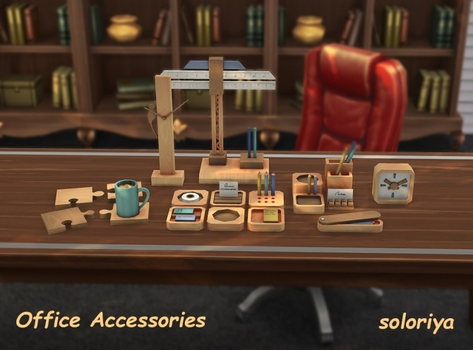 Sims 4 Office Accessories at Soloriya