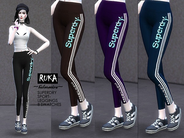 Sims 4 RUKA Sport pants by Helsoseira at TSR