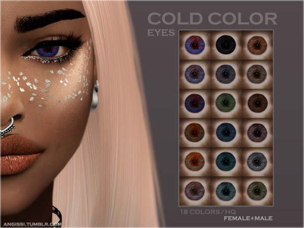 Sims 4 COLD COLOR EYES by ANGISSI at TSR