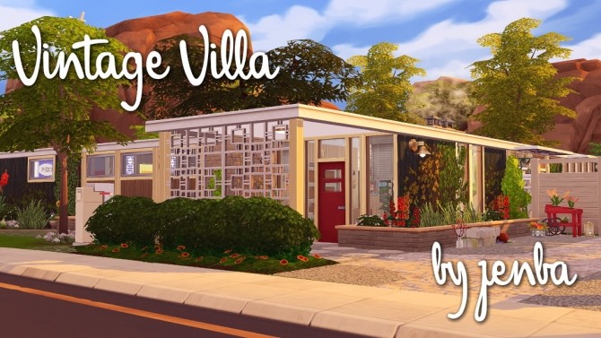 Sims 4 Vintage Villa at Jenba Sims