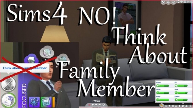Sims 4 NO! Think About Family Member~Parenthood by PolarBearSims at Mod The Sims