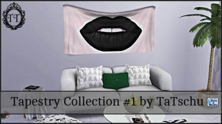 Wall Tapestry Collection #1 at TaTschu`s Sims4-CC