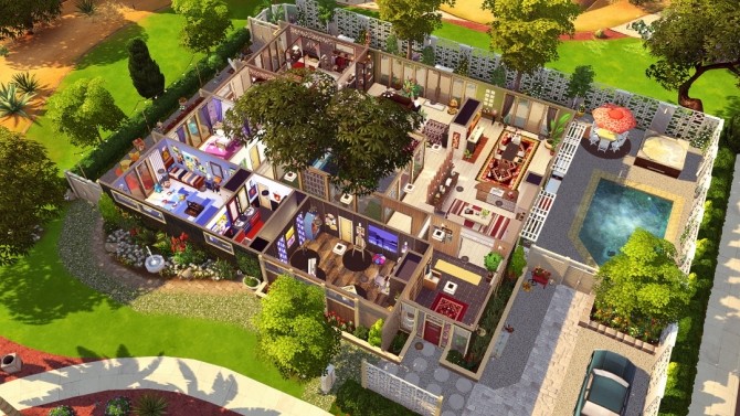 Sims 4 Vintage Villa at Jenba Sims