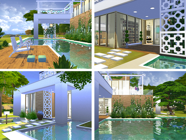 Sims 4 Idalia house by Rirann at TSR
