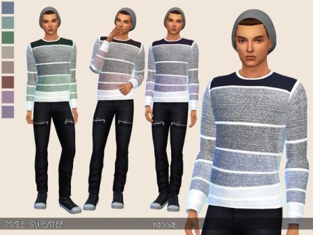 Male Sweater by Paogae at TSR » Sims 4 Updates