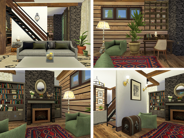 Sims 4 Dwight house by Rirann at TSR