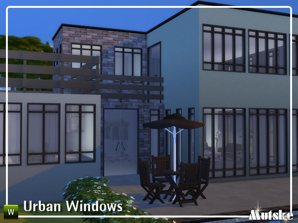 Sims 4 Urban Construction set by mutske at TSR
