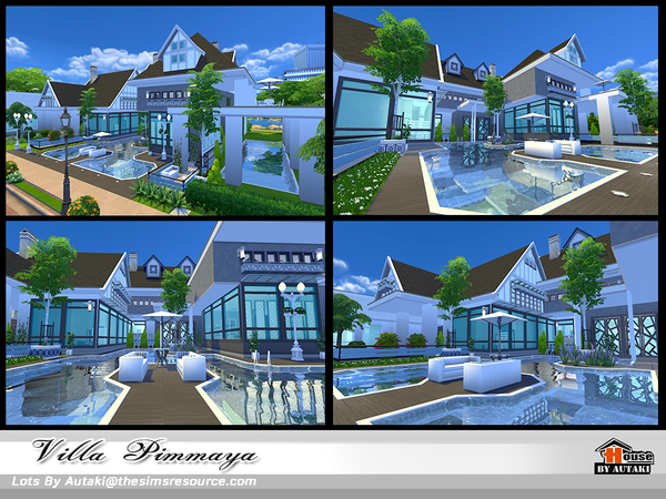 Sims 4 Villa Pimmaya by autaki at TSR