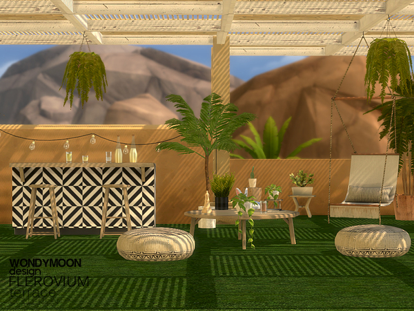 Sims 4 Flerovium Terrace by wondymoon at TSR