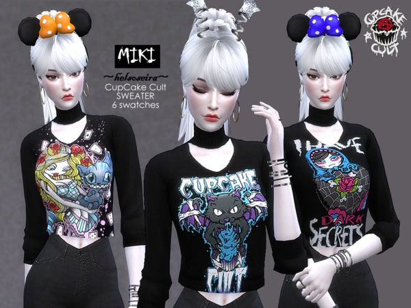 Sims 4 MIKI sweater by Helsoseira at TSR
