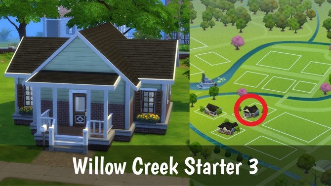 Sims 4 Willow Creek Starter 3 by PepeLover69 at Mod The Sims
