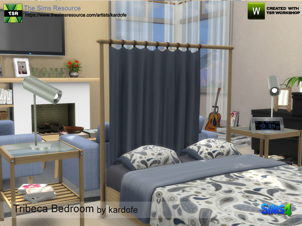 Sims 4 Tribeca Bedroom by kardofe at TSR