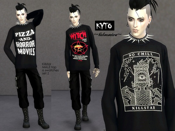 Sims 4 KYTO male top by Helsoseira at TSR
