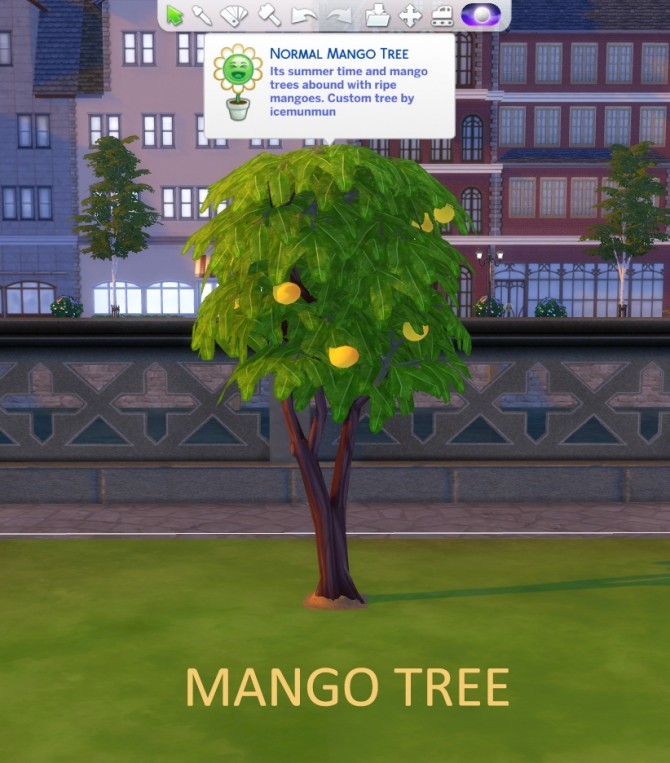 Sims 4 Mango, Guava, Plum Harvestable Season fruit tress by icemunmun at Mod The Sims