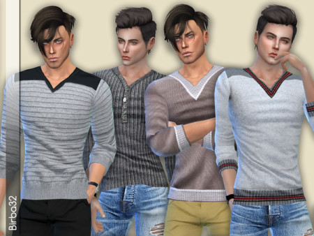 Paul Sweater by Birba32 at TSR » Sims 4 Updates