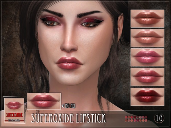 Sims 4 Superoxide Lipstick by RemusSirion at TSR