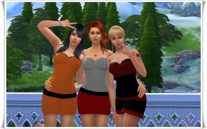 Sims 4 Mini Dress Mia at Louisa Creations4Sims