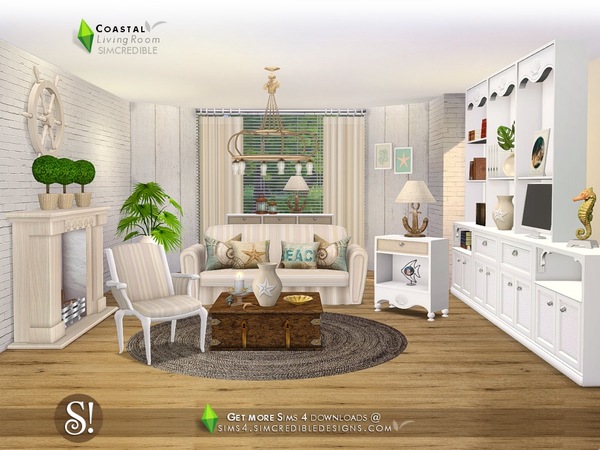 Sims 4 Coastal Living by SIMcredible at TSR