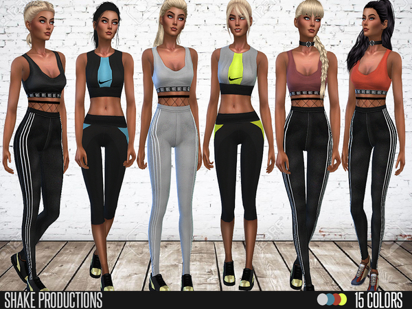 Sims 4 Sportwear 74 SET by ShakeProductions at TSR