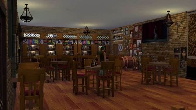 Sims 4 Traditional Pub No CC by Astonneil at Mod The Sims