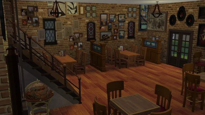 Sims 4 Traditional Pub No CC by Astonneil at Mod The Sims