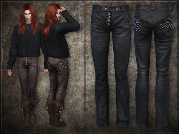 Sims 4 Salt Pants by RemusSirion at TSR