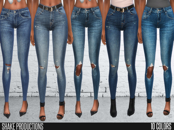 Sims 4 4 Jeans by ShakeProductions at TSR