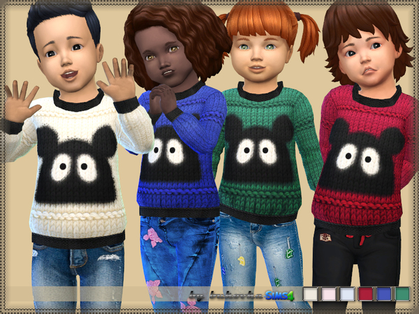 Sims 4 Sweater Knitted by bukovka at TSR