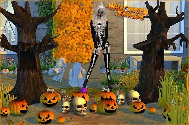 Sims 4 Collection Happy Halloween at Jenni Sims