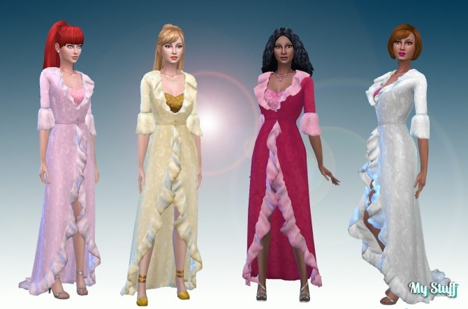 Sims 4 Angel Gown at My Stuff