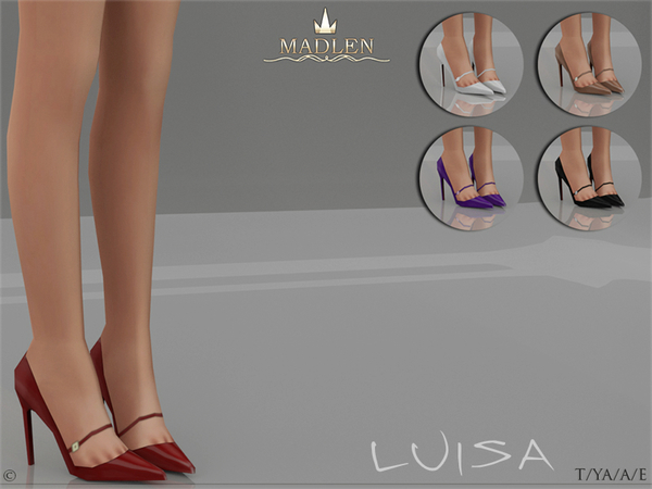 Sims 4 Madlen Luisa Shoes by MJ95 at TSR