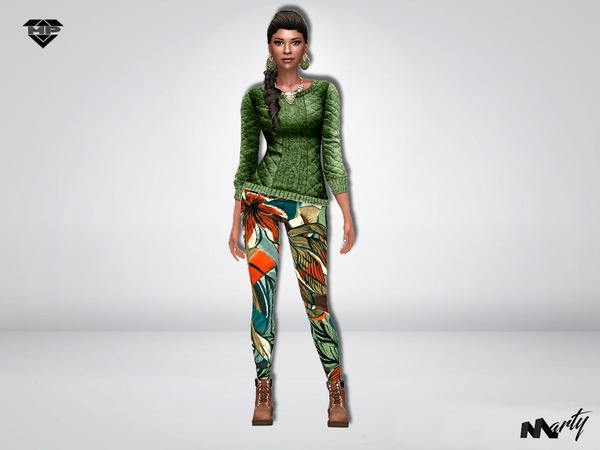 Sims 4 MP Autumn Sweater by MartyP at TSR