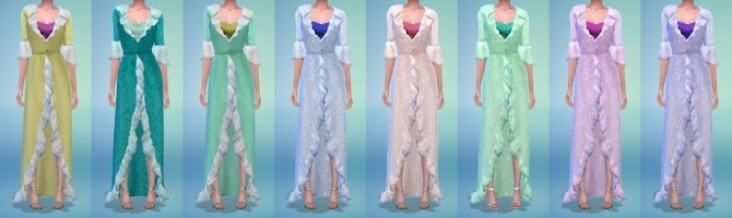 Sims 4 Angel Gown at My Stuff